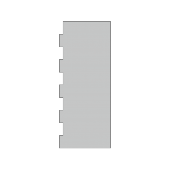 Skrobka jednobrzegowa A4