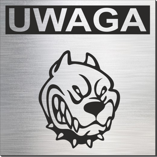 tabliczka Uwaga pies