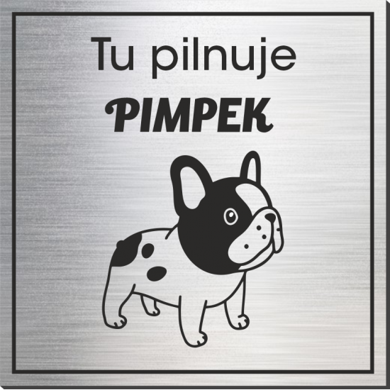 tabliczka Uwaga pies