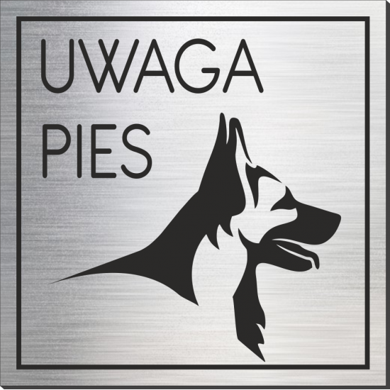 tabliczka Uwaga pies