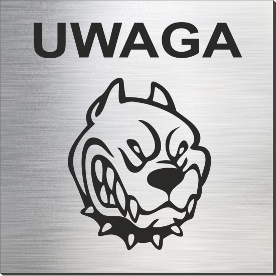 tabliczka Uwaga pies