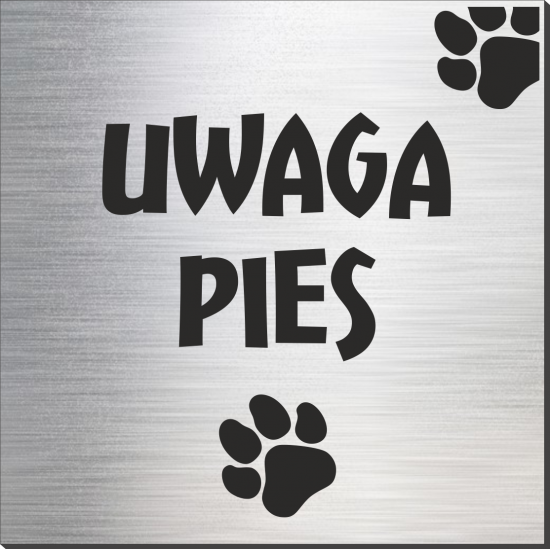 tabliczka Uwaga pies