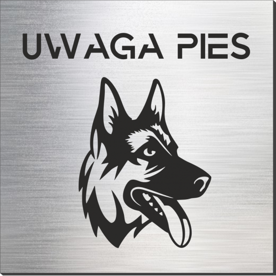 tabliczka Uwaga pies