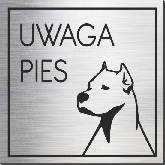 tabliczka Uwaga pies