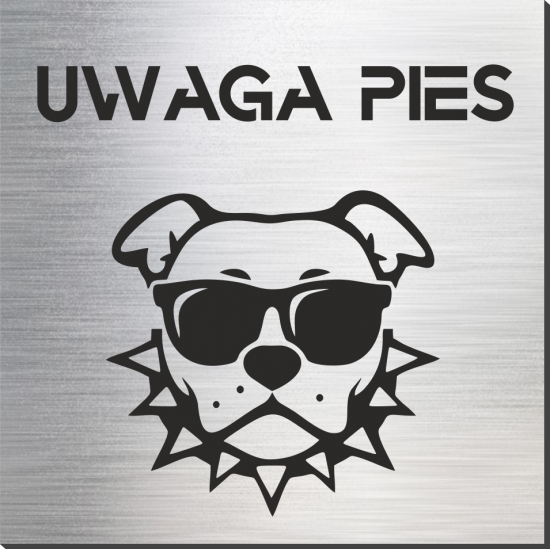 tabliczka Uwaga pies