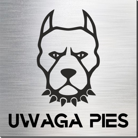 tabliczka Uwaga pies