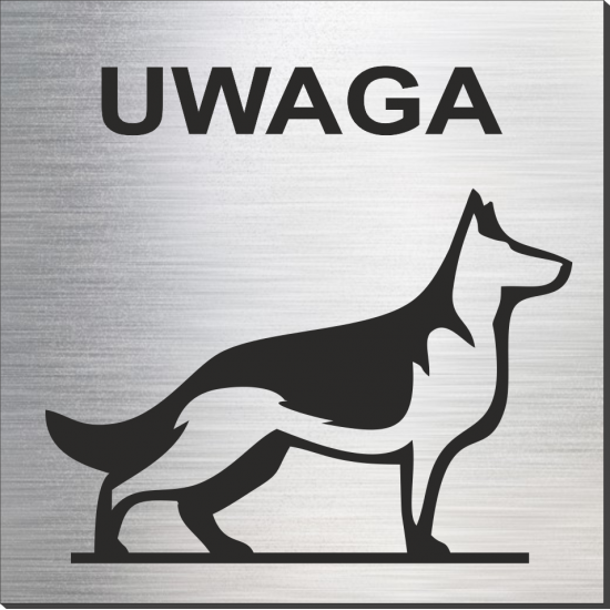 tabliczka Uwaga pies