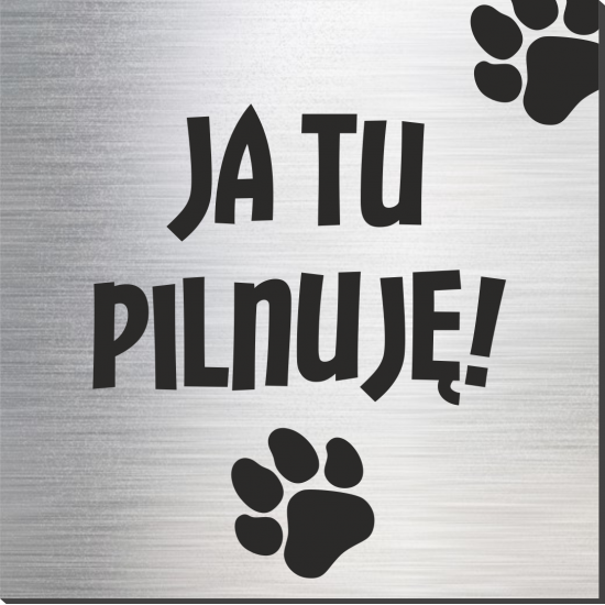 tabliczka Uwaga pies